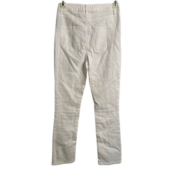 AFRM Womens Heston Jean 26 Bright White High Rise High Waisted Straight Leg - Picture 2 of 8